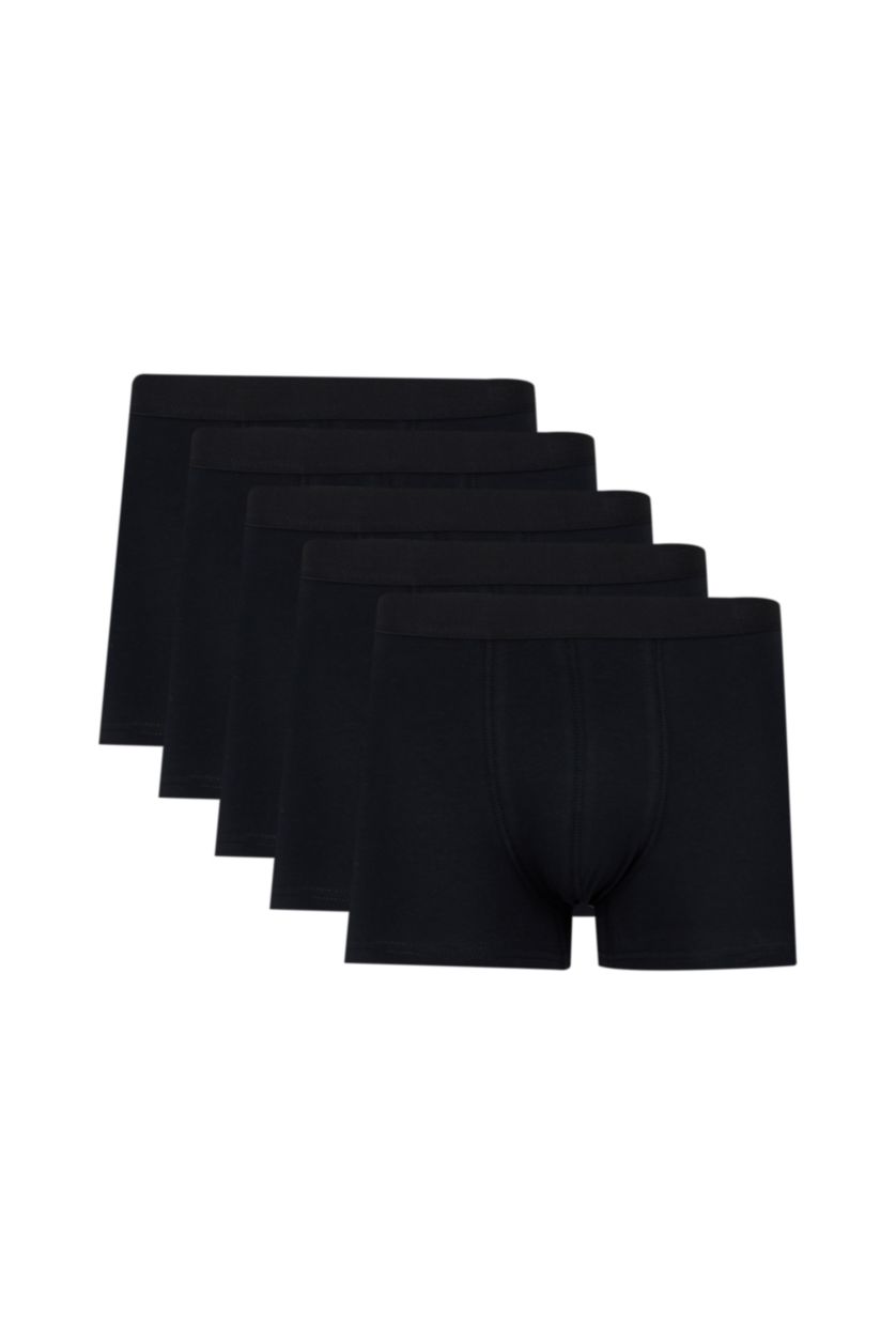 Men Black Regular Fit 5 Piece