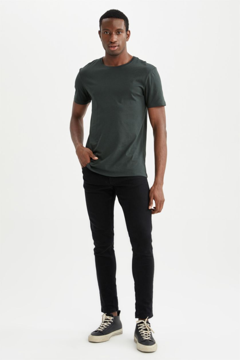 MAN Green Slim Fit Short Sleeve T-Shirt