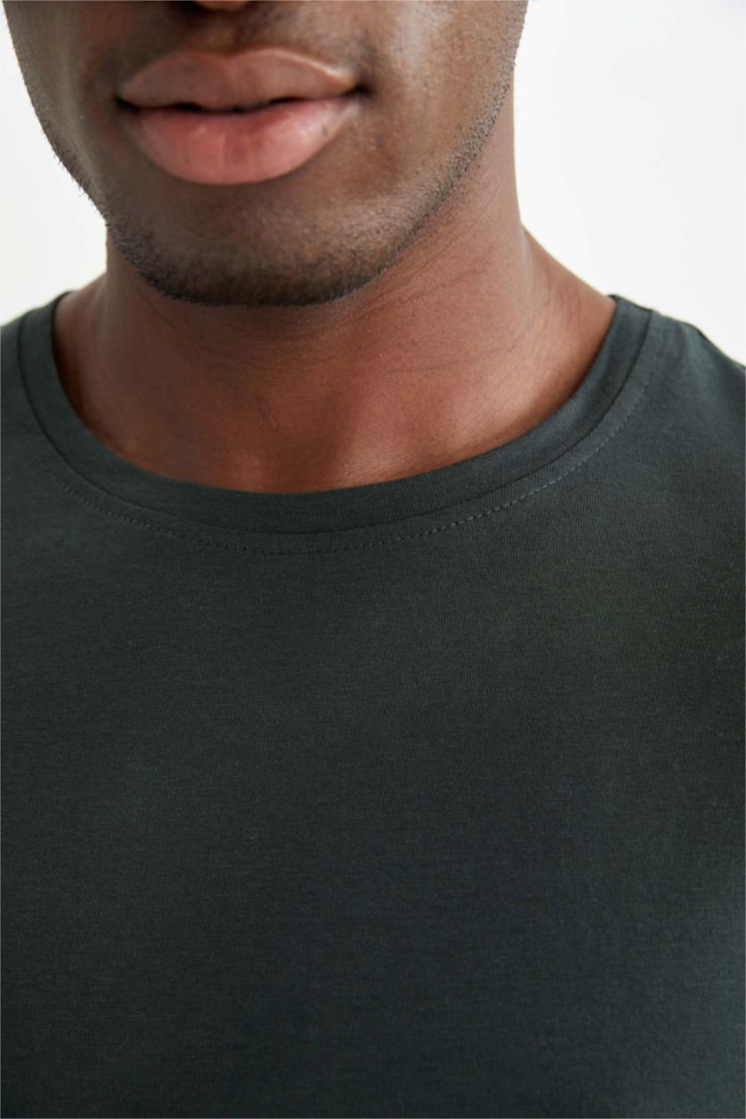 MAN Green Slim Fit Short Sleeve T-Shirt
