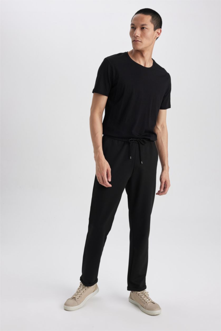 MAN Black Slim Fit Short Sleeve T-Shirt
