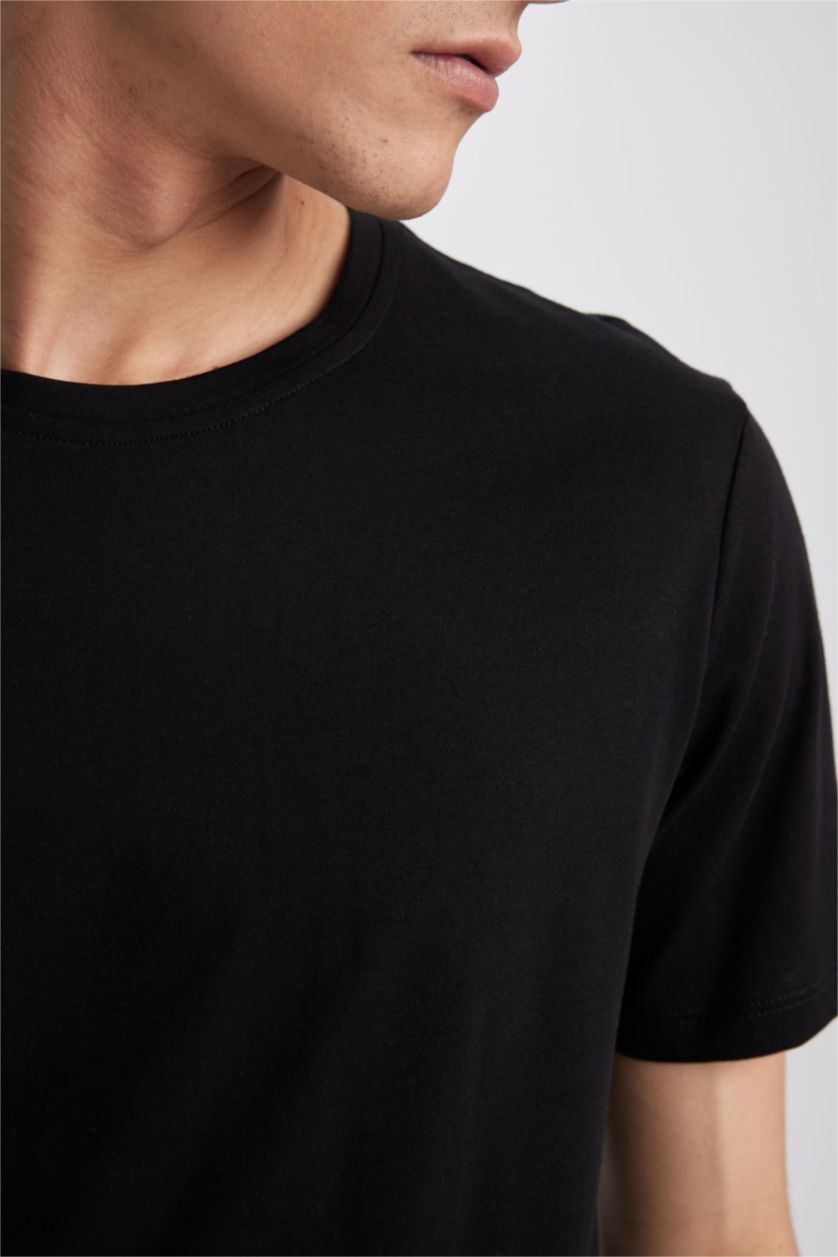 MAN Black Slim Fit Short Sleeve T-Shirt