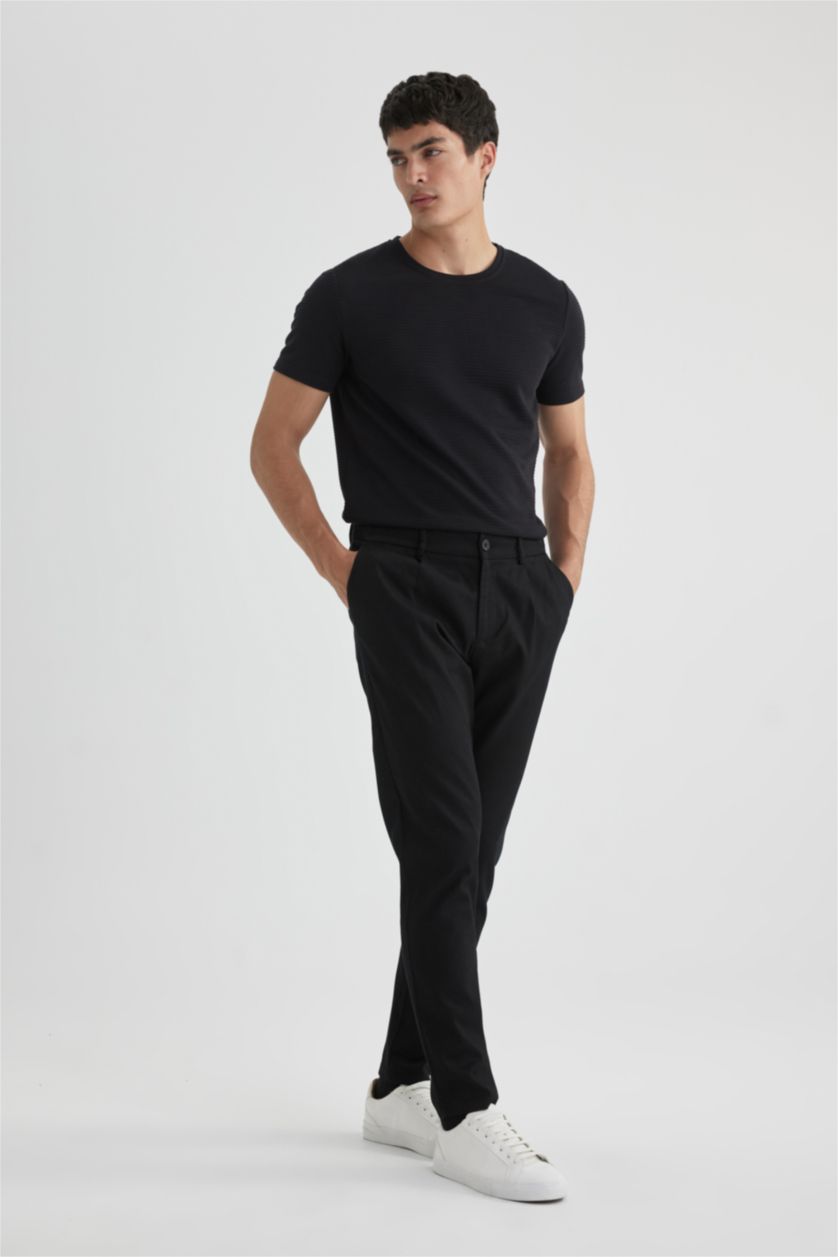MAN Black Slim Fit Short Sleeve T-Shirt