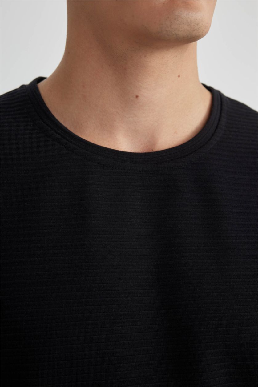 MAN Black Slim Fit Short Sleeve T-Shirt
