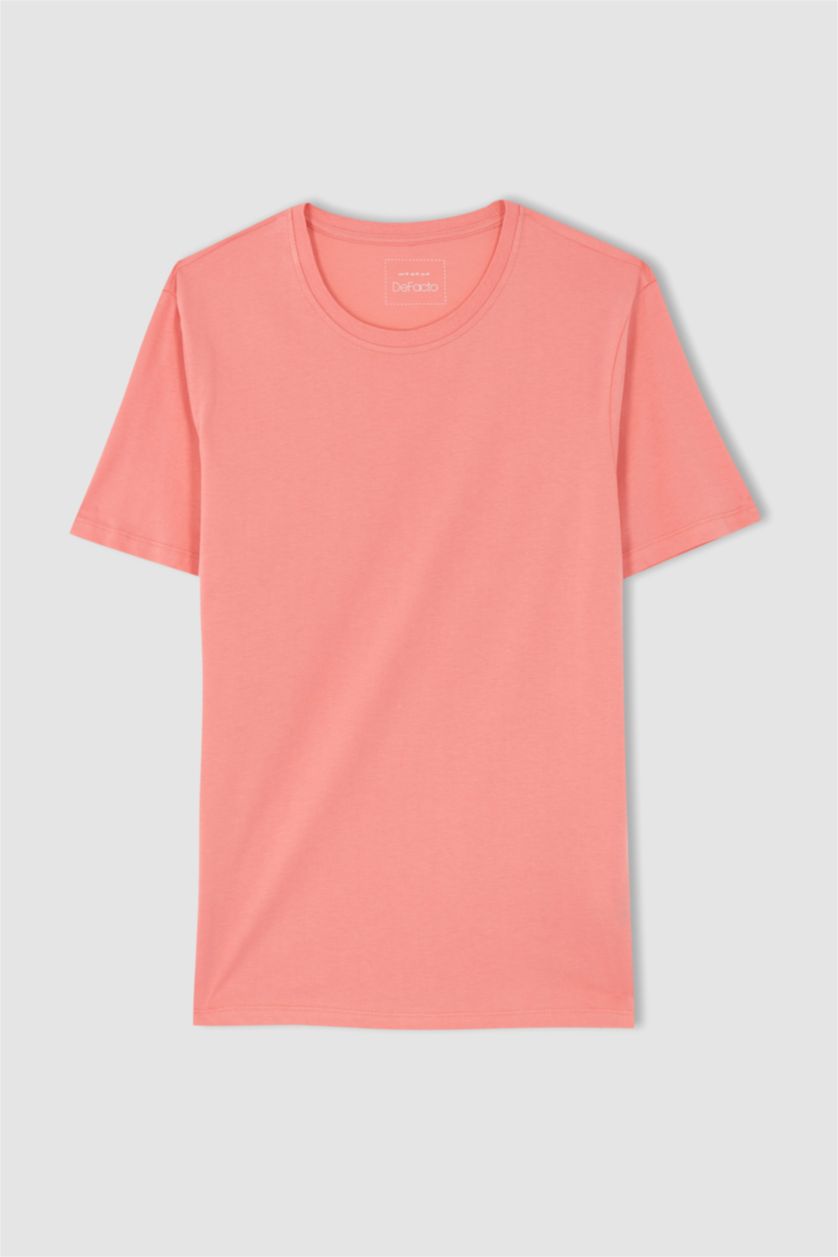 MAN Rose Regular Fit Crew Neck Basic T-Shirt