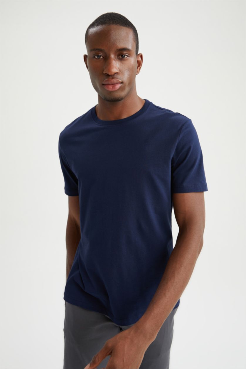 MAN NAVY Regular Fit Short Sleeve T-Shirt