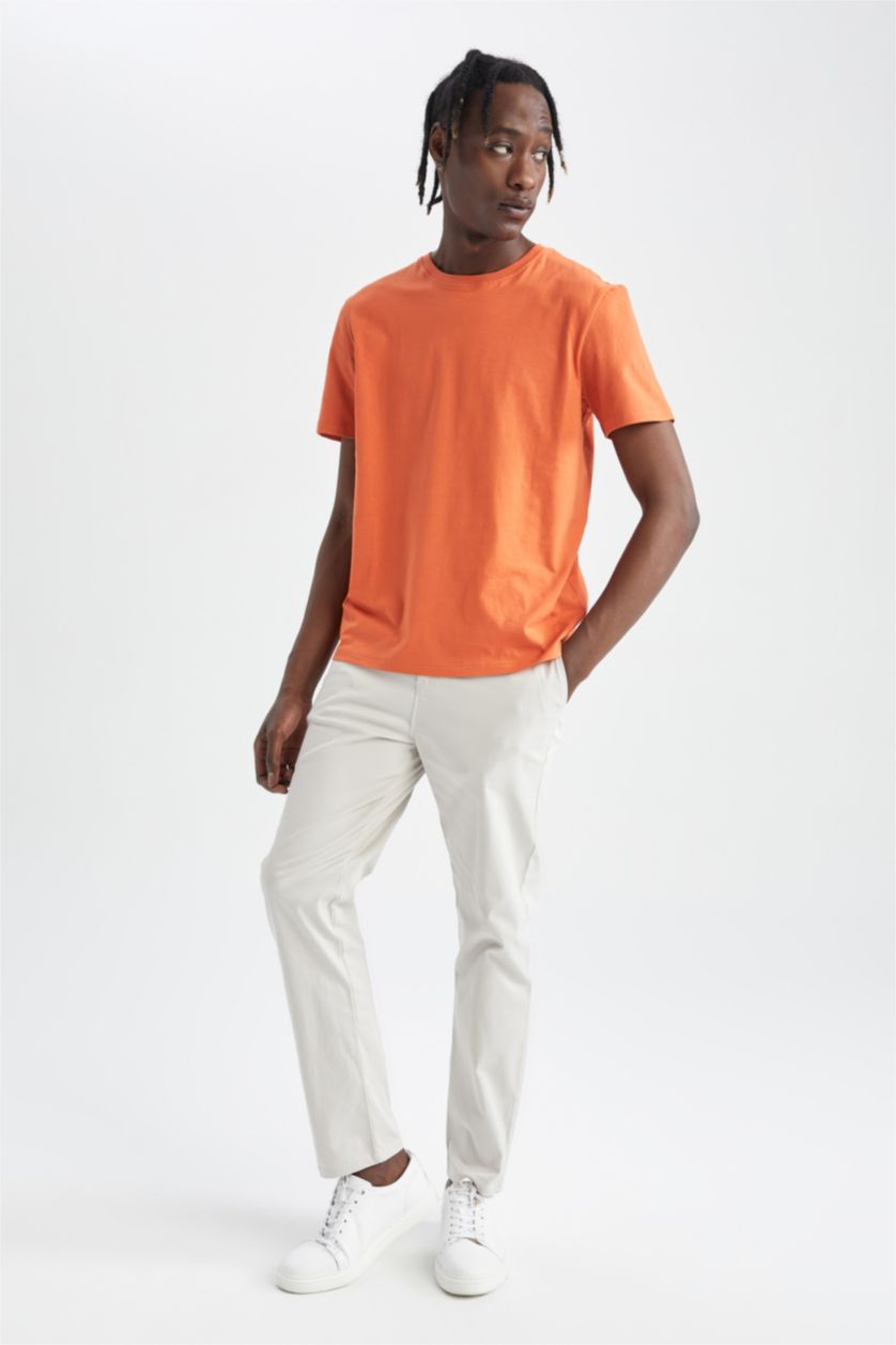 MAN Orange Regular Fit Short Sleeve T-Shirt