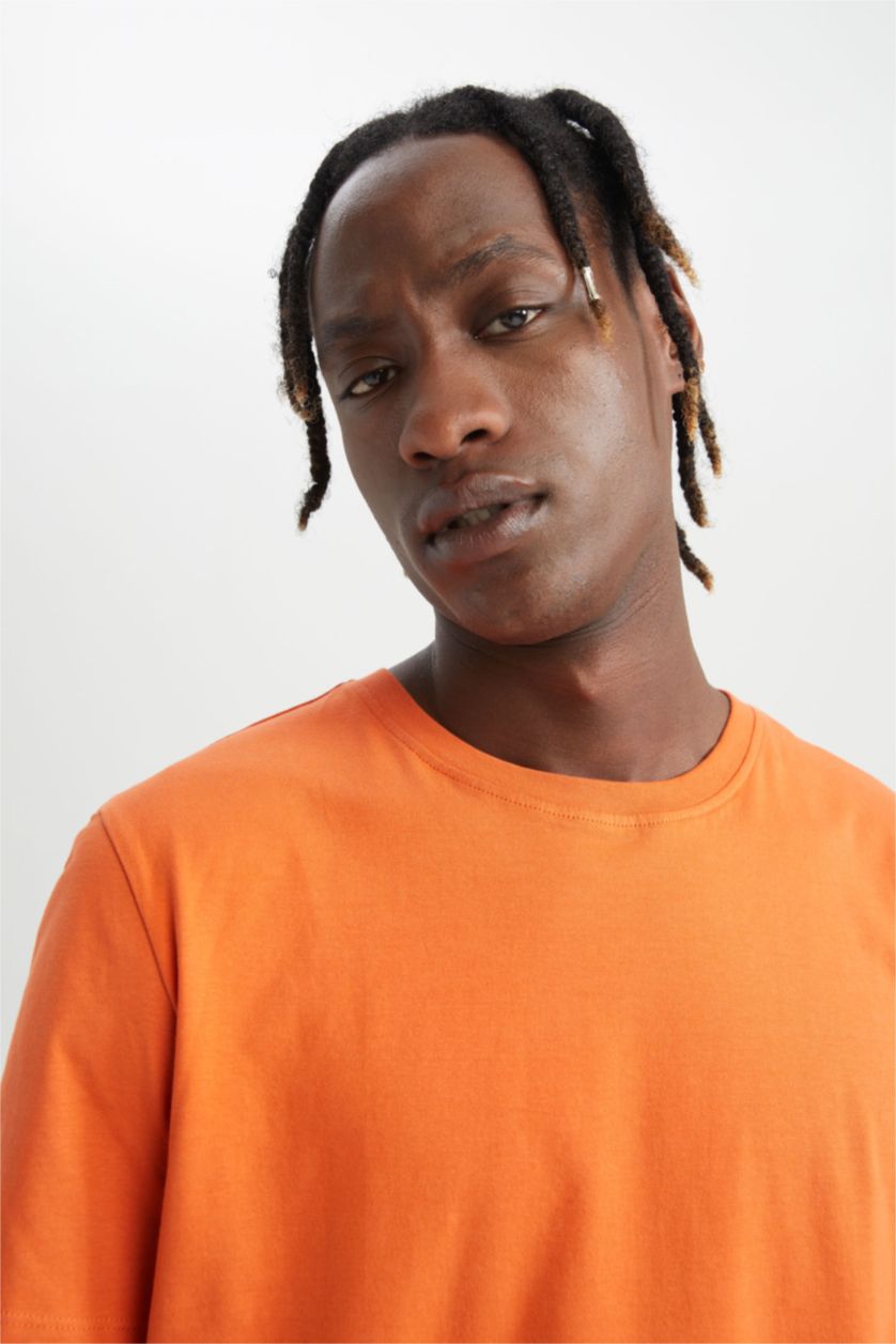 MAN Orange Regular Fit Short Sleeve T-Shirt