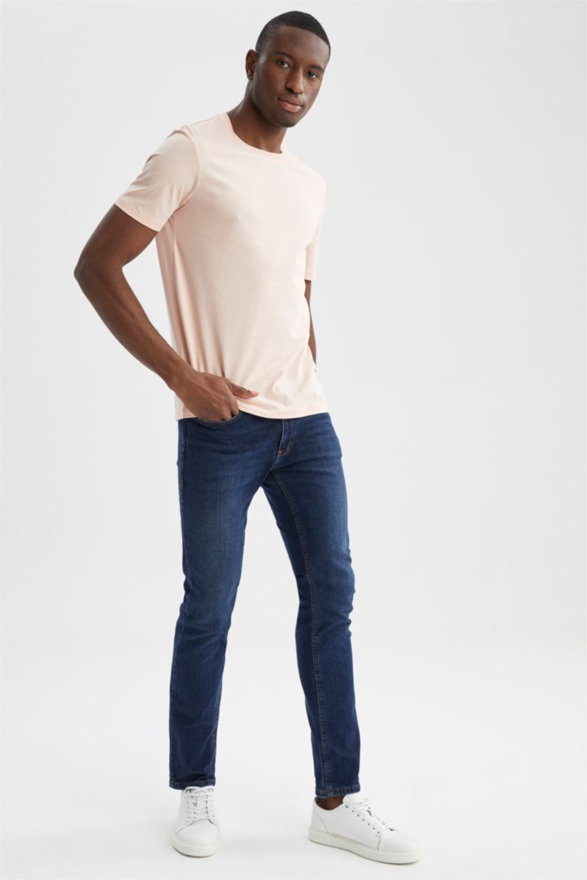 MAN Light Pink Regular Fit Short Sleeve T-Shirt