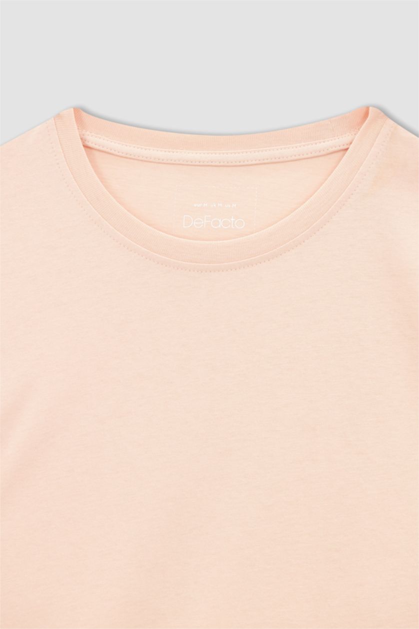 MAN Light Pink Regular Fit Short Sleeve T-Shirt