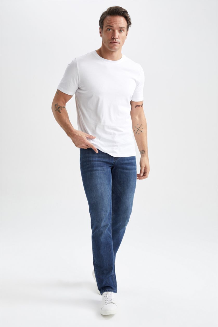 MAN White Regular Fit Short Sleeve T-Shirt