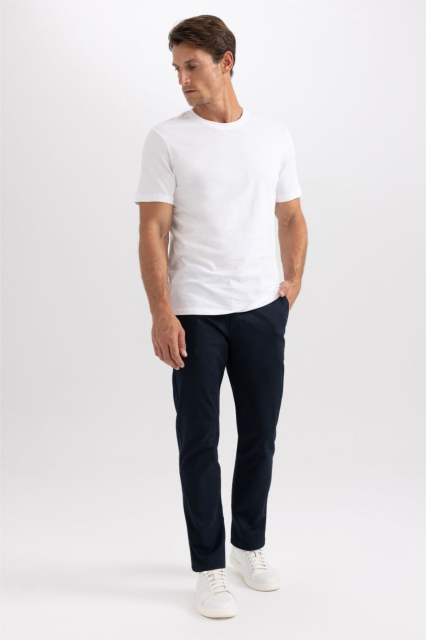 MAN White Regular Fit Short Sleeve T-Shirt