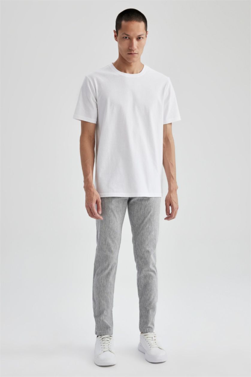 MAN White Regular Fit Short Sleeve T-Shirt
