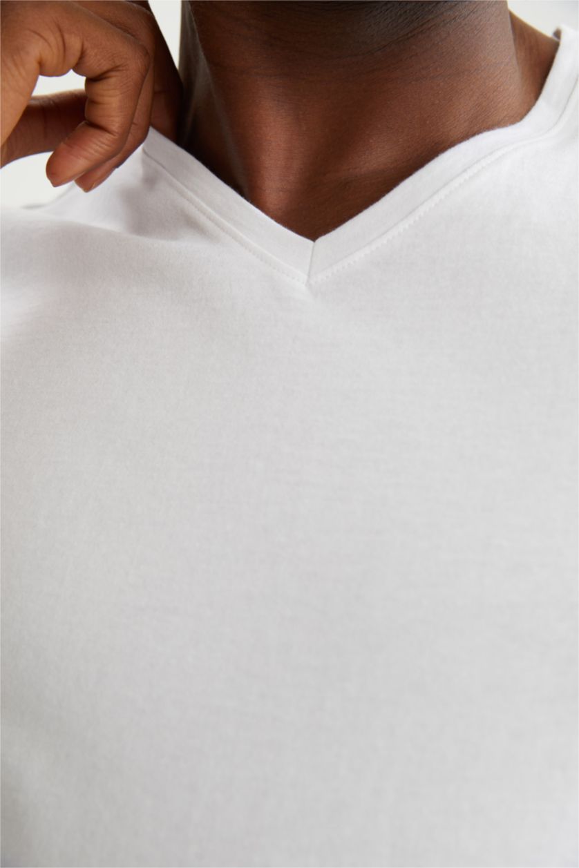 MAN White Slim Fit Short Sleeve T-Shirt