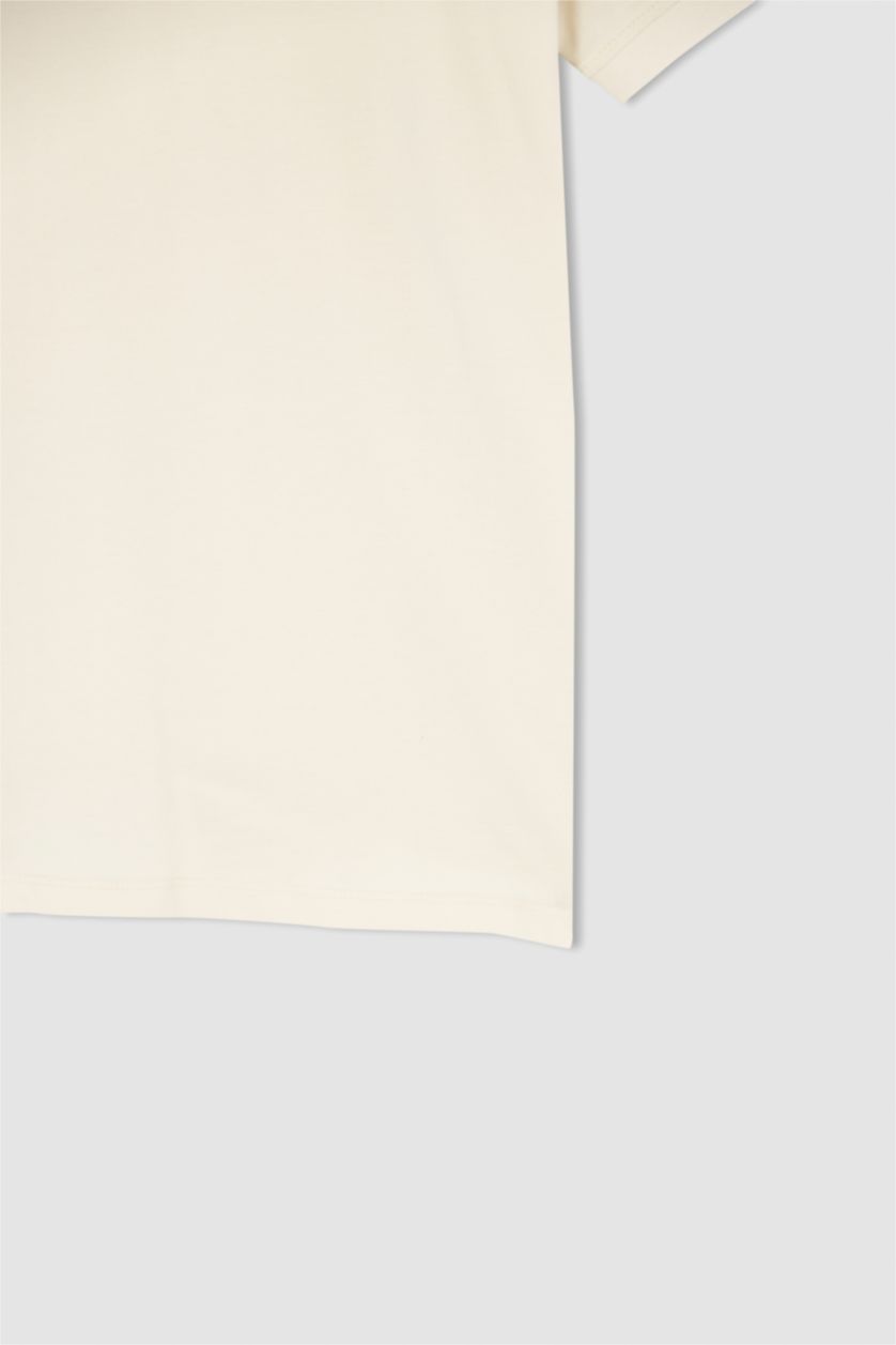 MAN Light Stone Regular Fit Short Sleeve T-Shirt