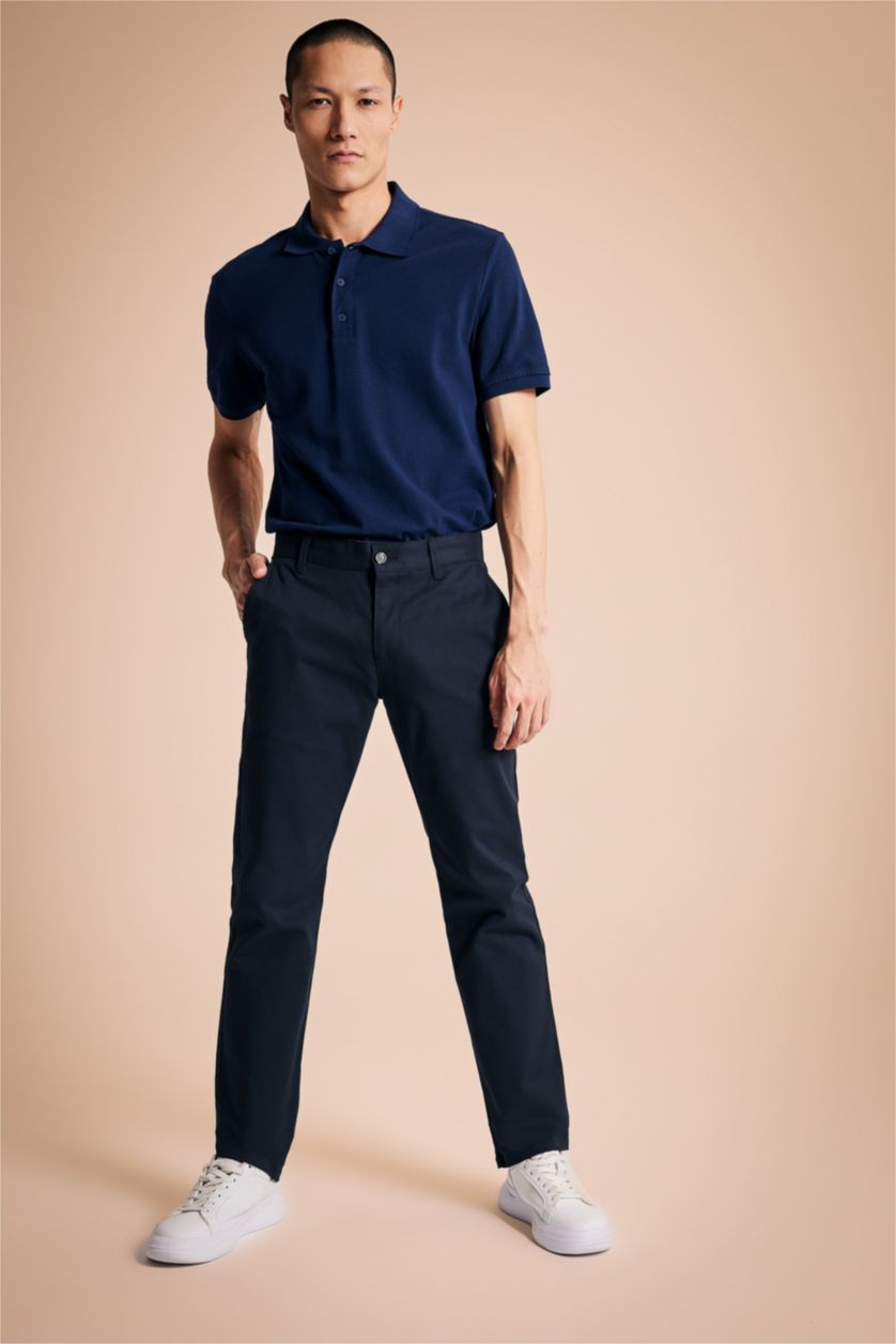 MAN NAVY Regular Fit Polo T-Shirt