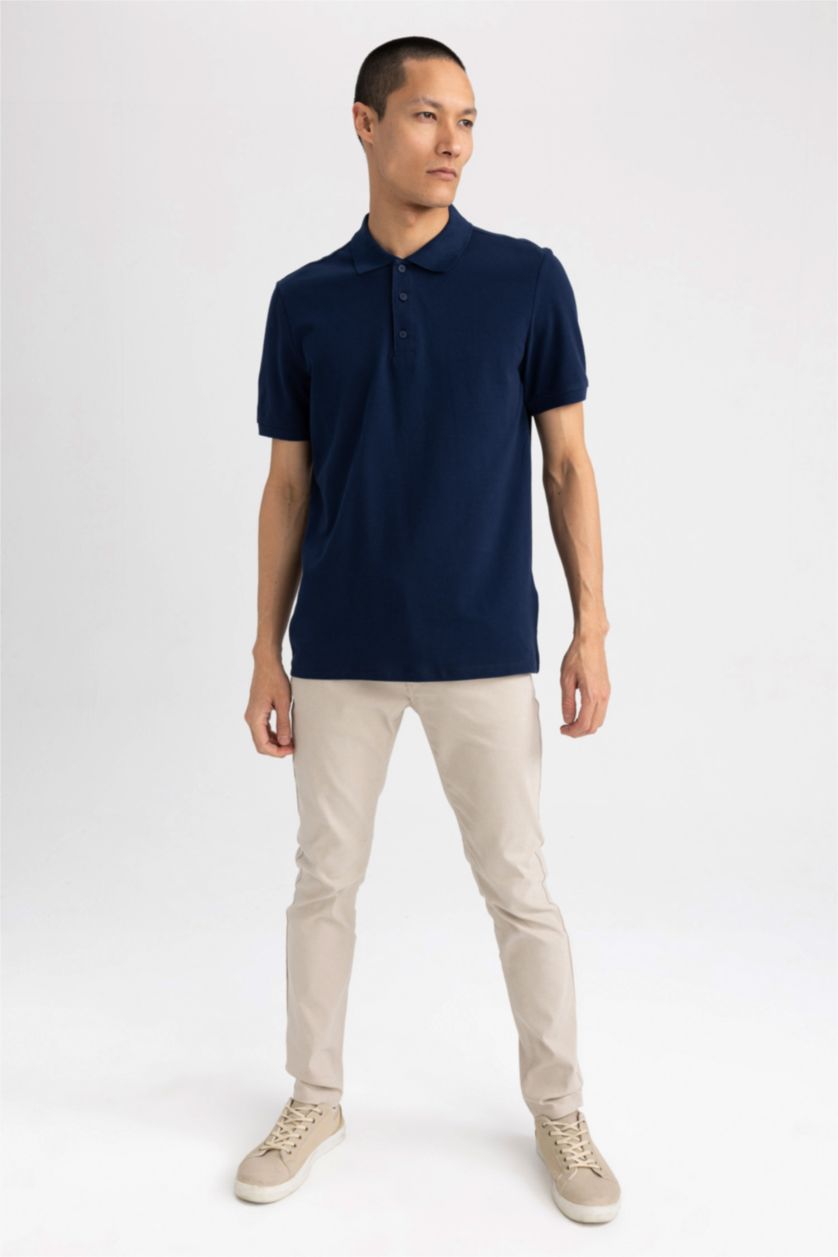 MAN NAVY Regular Fit Polo T-Shirt