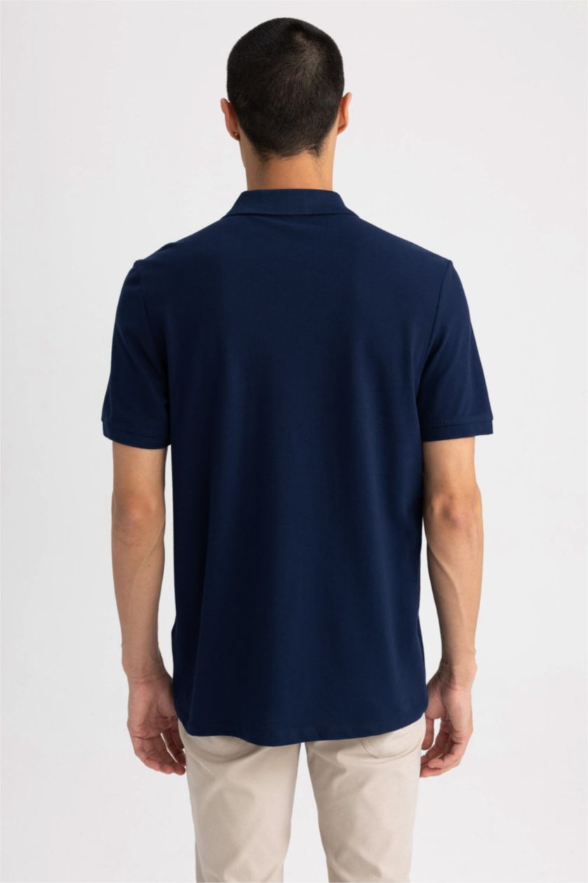 MAN NAVY Regular Fit Polo T-Shirt