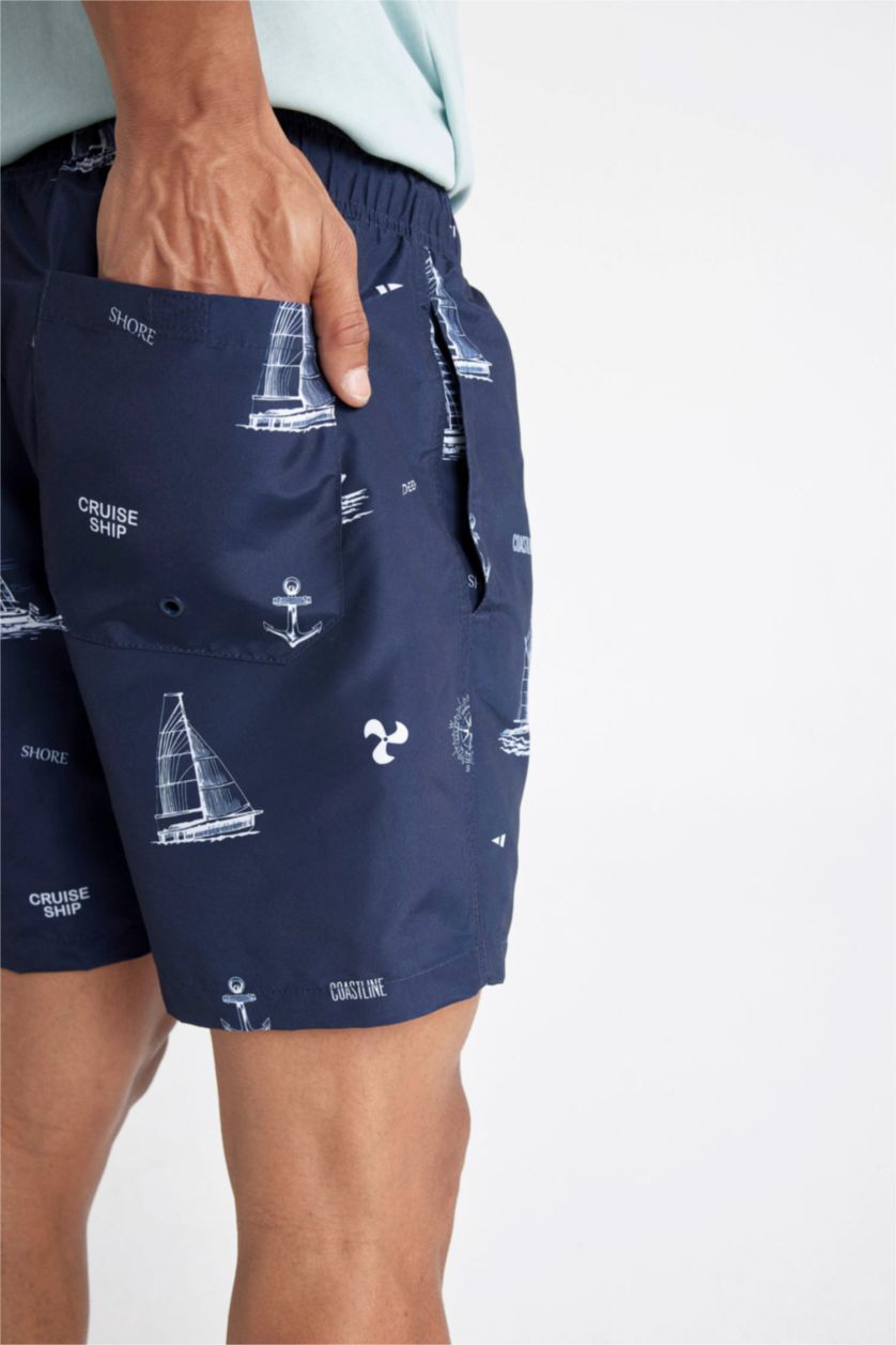Men NAVY Regular Fit Swim Shorts