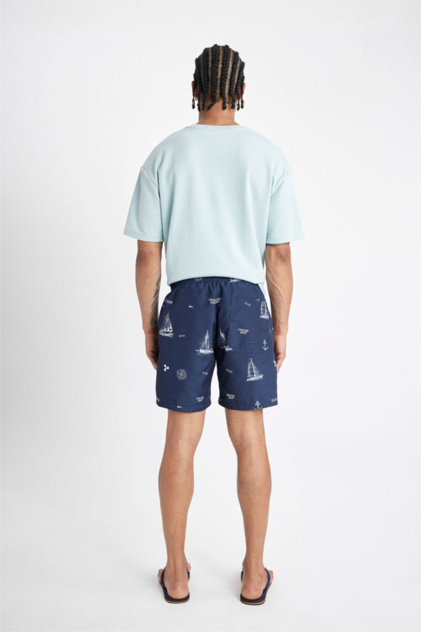 Men NAVY Regular Fit Swim Shorts