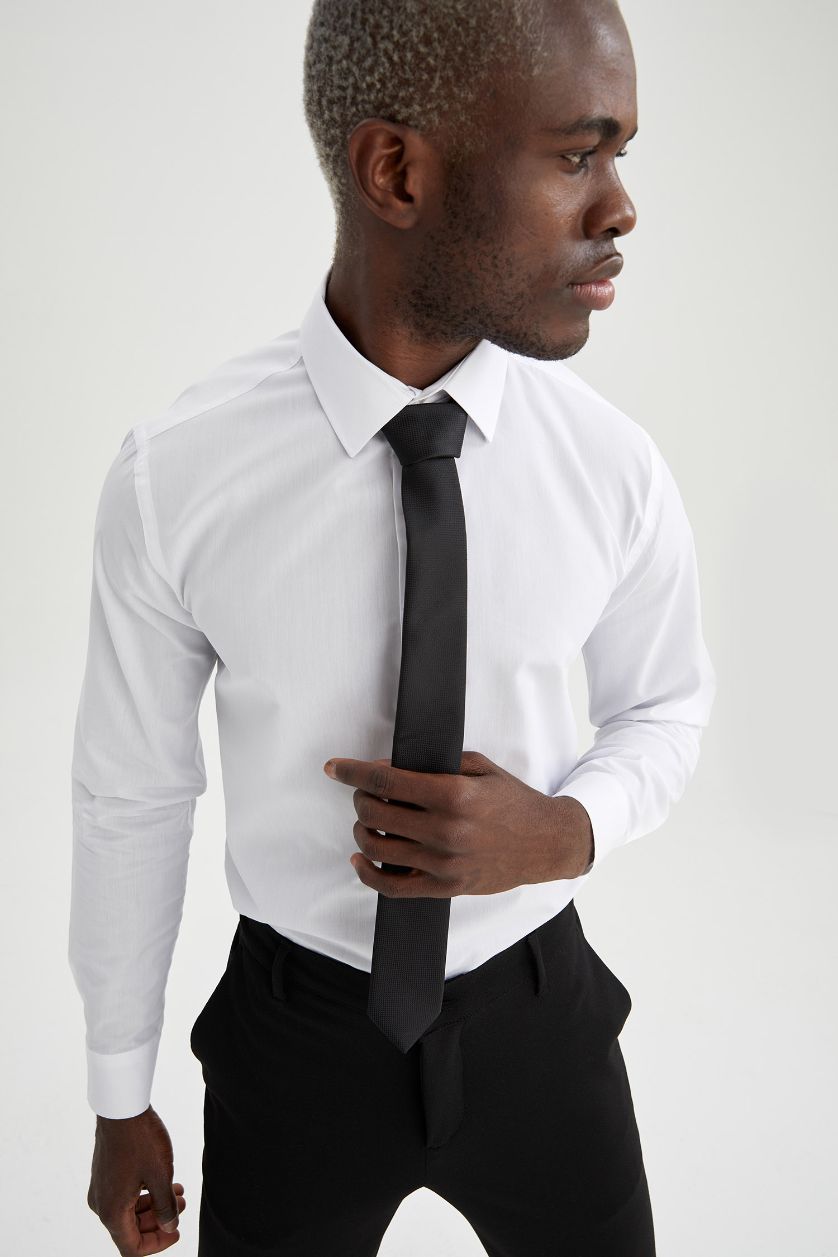 Erkek Siyah Erkek Basic Kravat