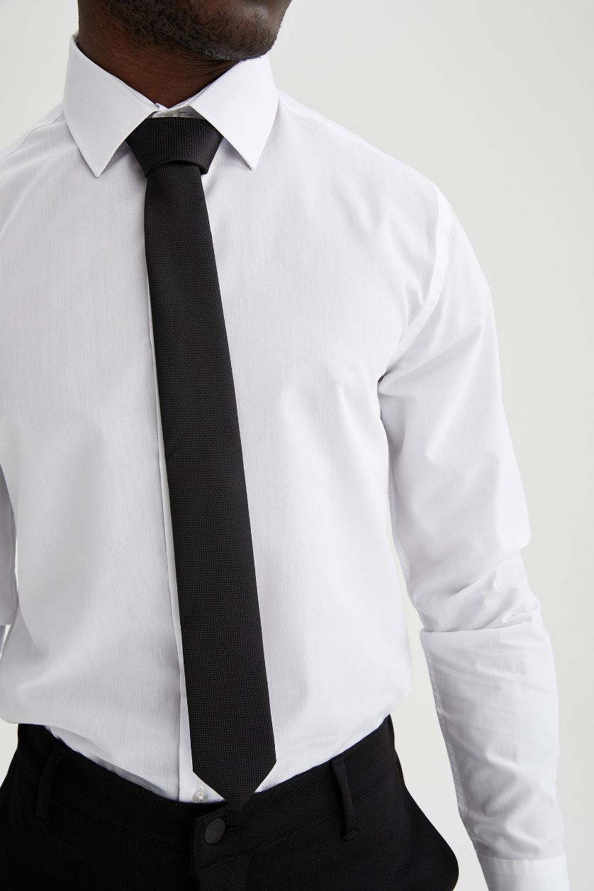 Erkek Siyah Erkek Basic Kravat