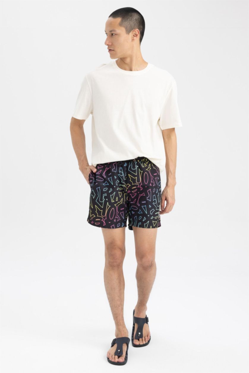 MAN Black Short Swim Shorts