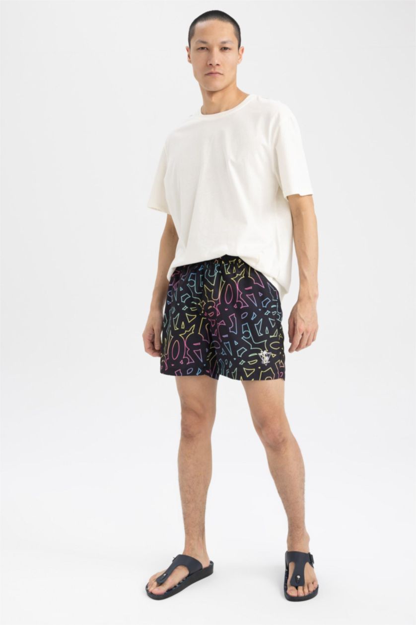MAN Black Short Swim Shorts