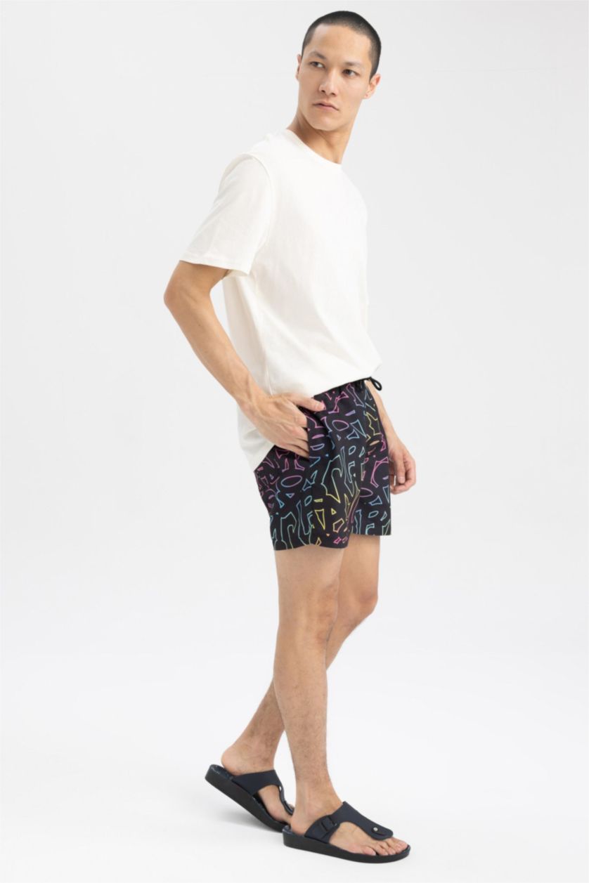 MAN Black Short Swim Shorts