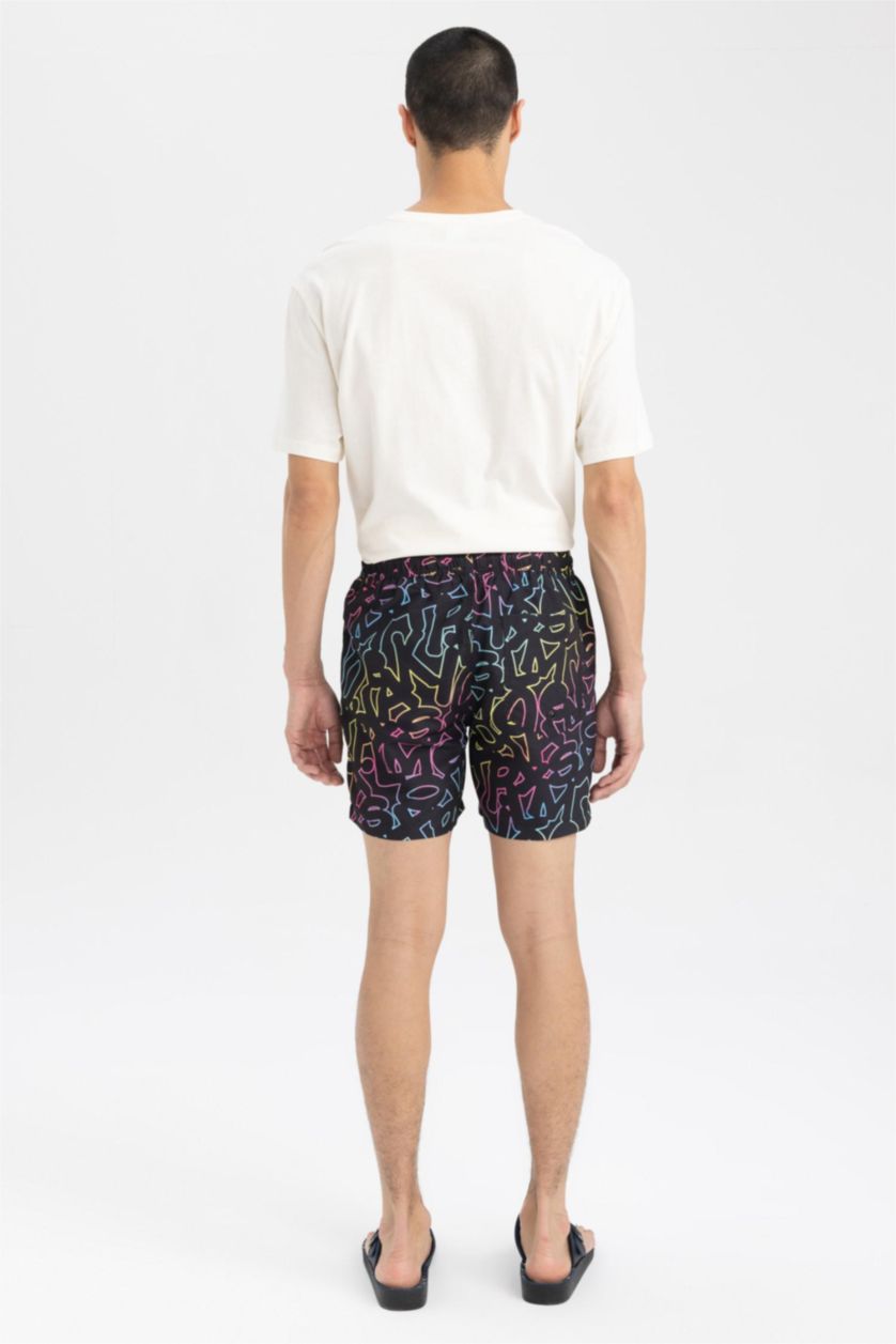 MAN Black Short Swim Shorts