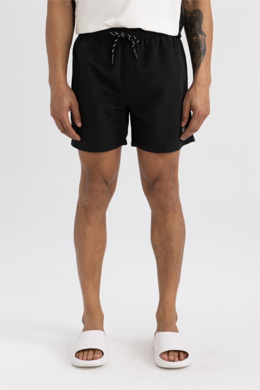 Men Black Short Swim Shorts