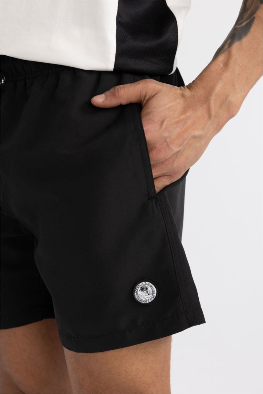 Men Black Short Swim Shorts