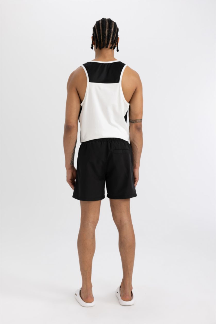 Men Black Short Swim Shorts