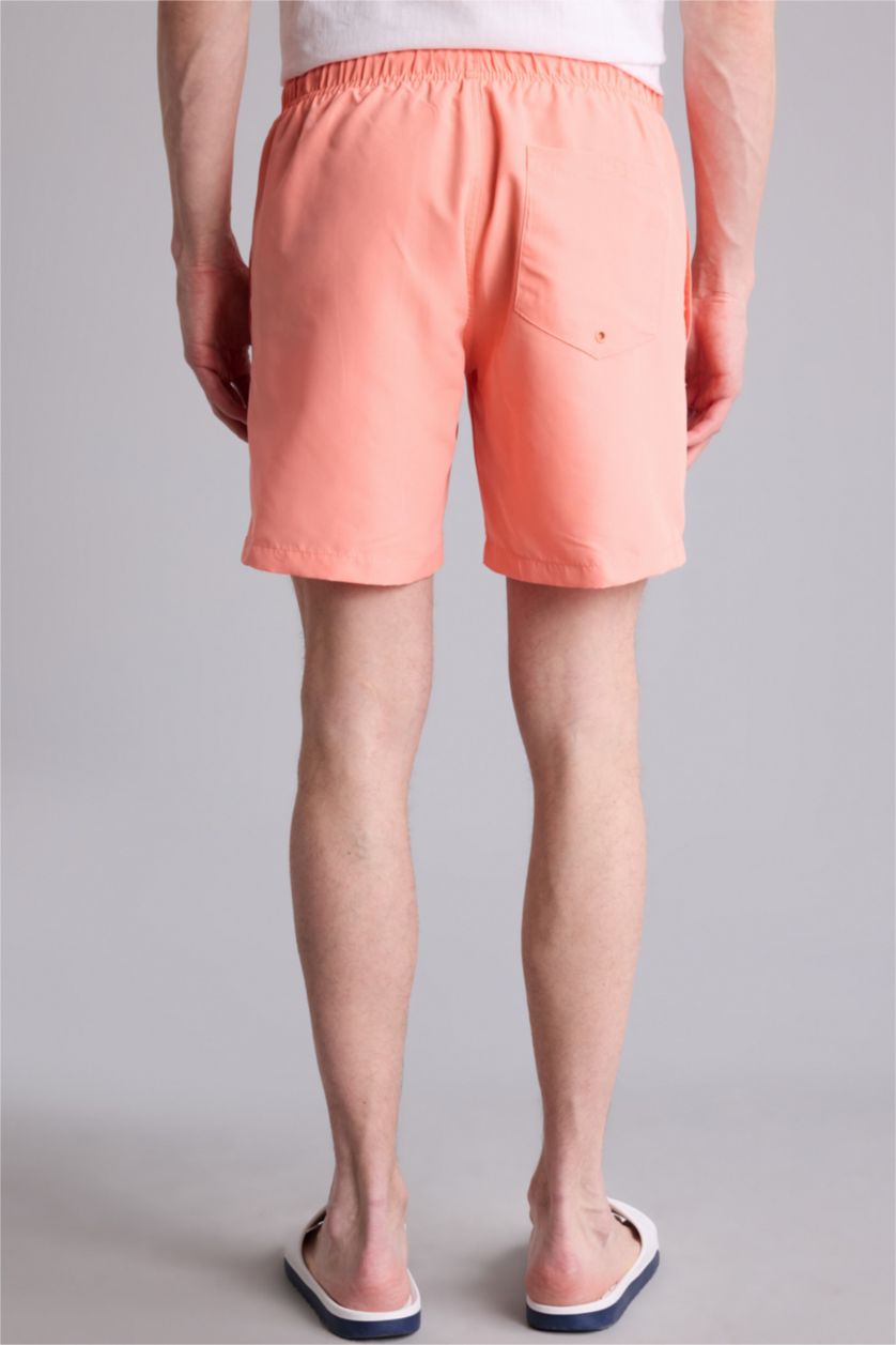 MAN Salmon Regular Fit Swim Shorts