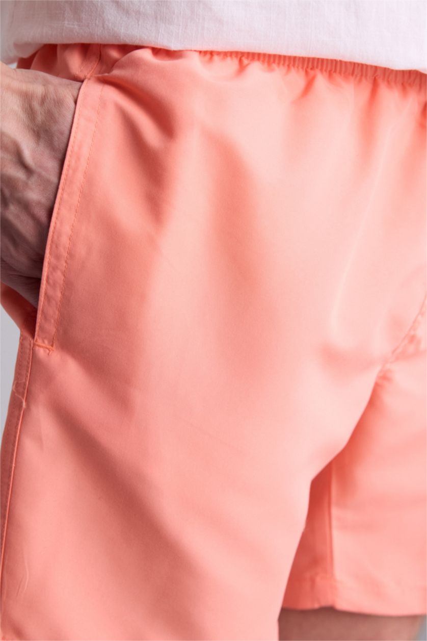 MAN Salmon Regular Fit Swim Shorts