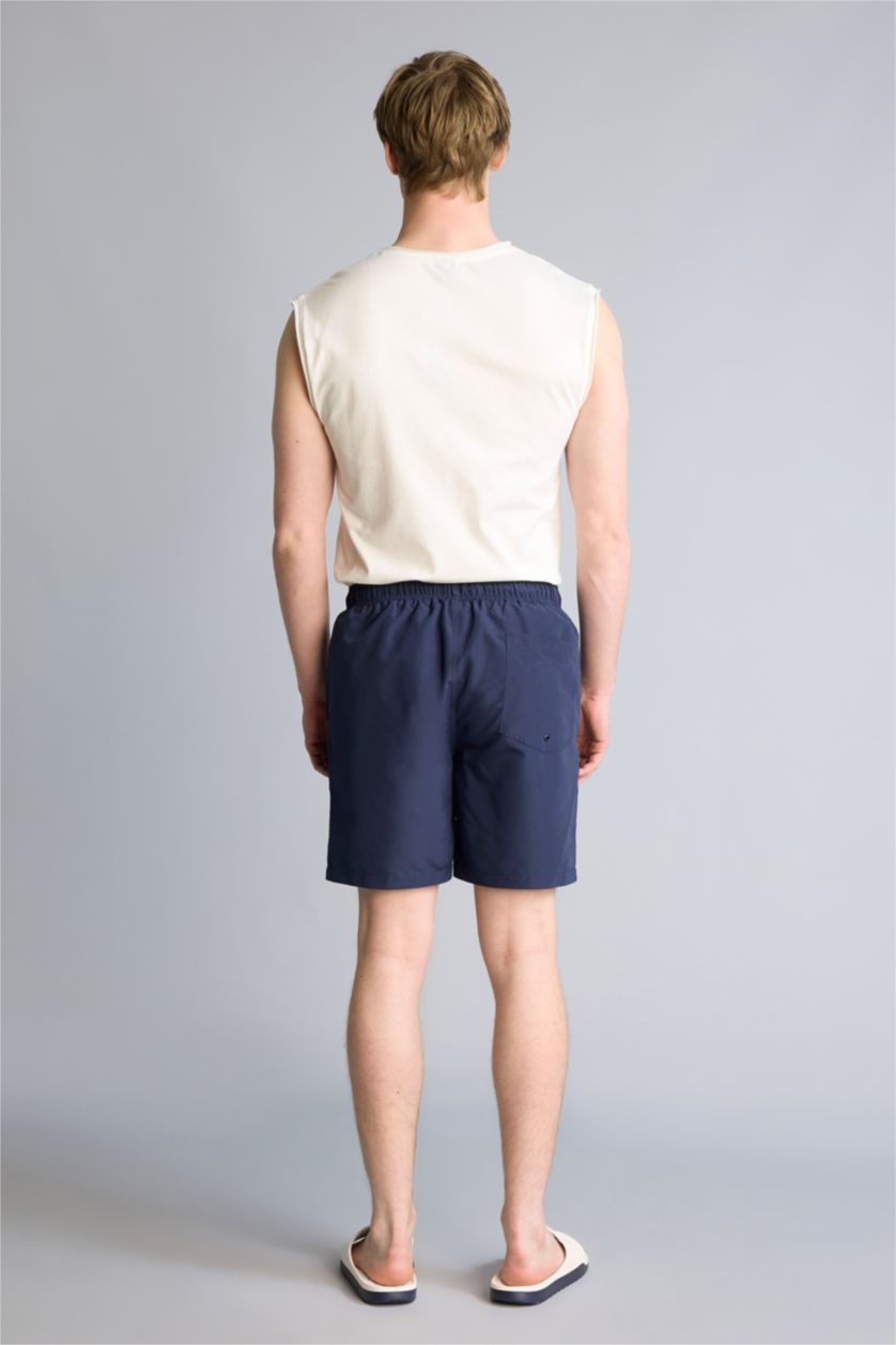MAN NAVY Regular Fit Swim Shorts