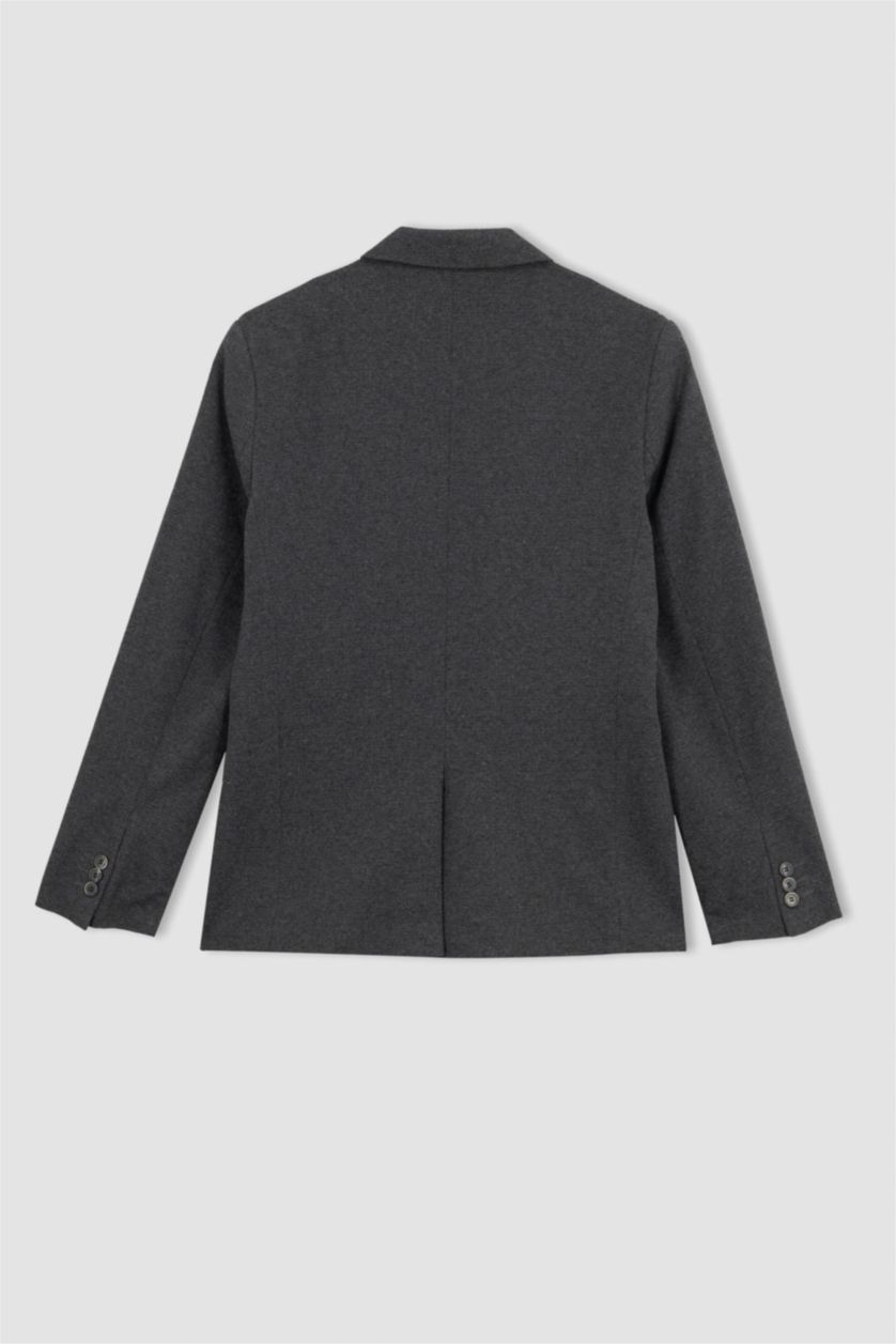 MAN Anthracite Melange Slim Fit Blazer