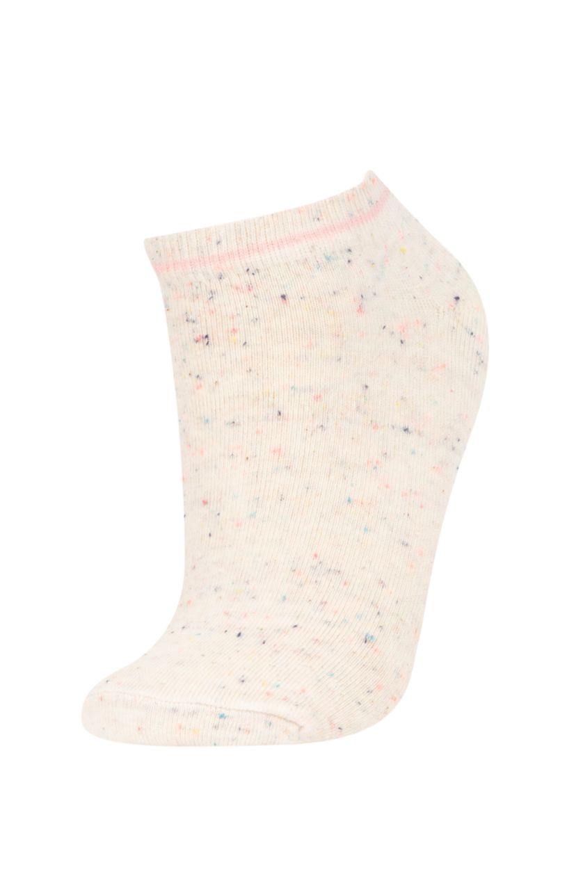 Kadın Karma Kadın 5'li Pamuklu Patik Çorap