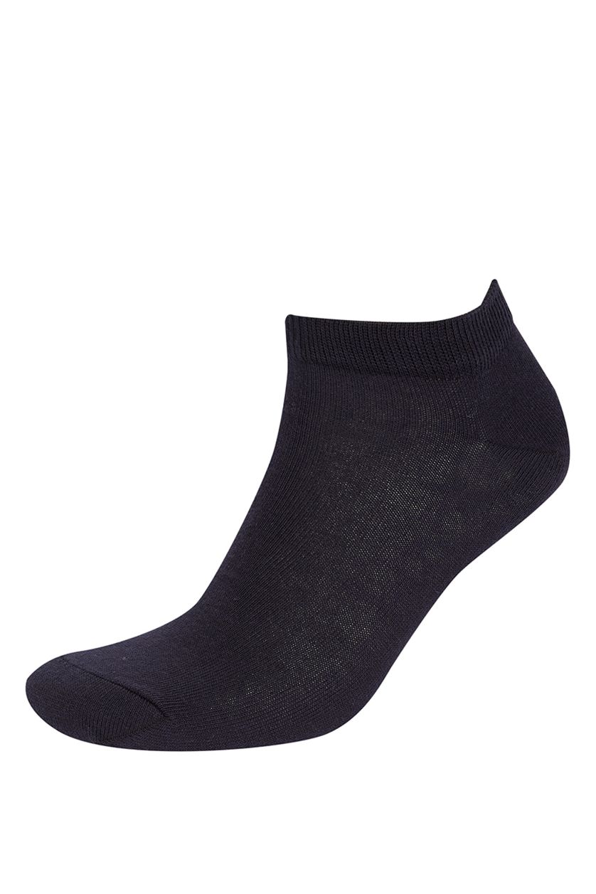 Erkek Karma Erkek Baskılı 5'li Pamuklu Patik Çorap