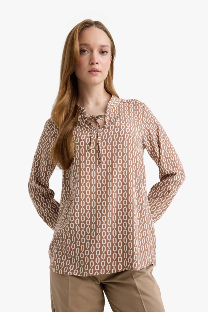 WOMAN Light Brown Regular Fit