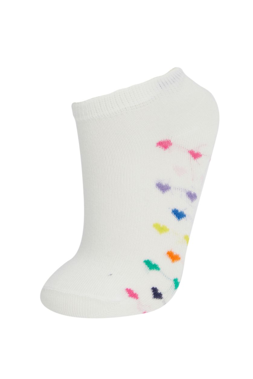 Девочки и подростки Кремовый Короткие носки из хлопка для девочек
