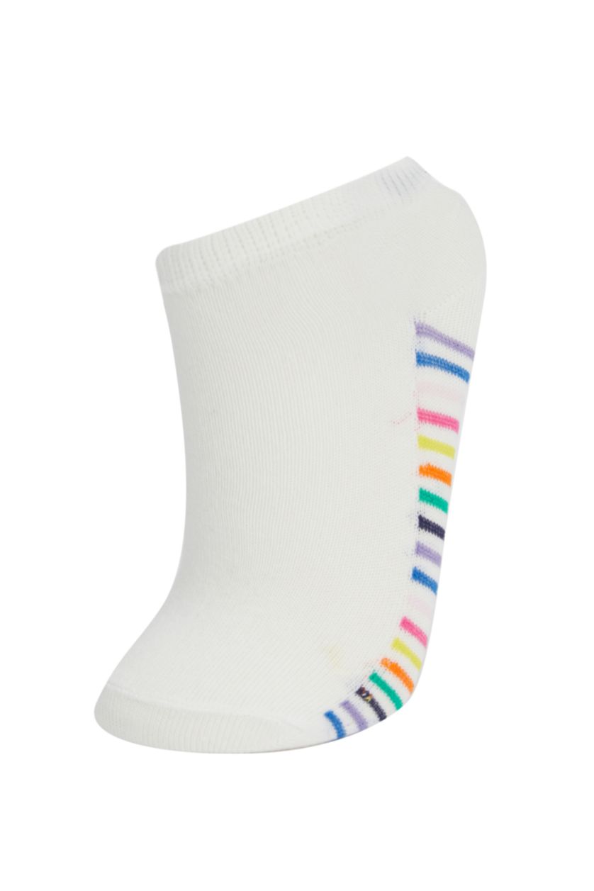 Девочки и подростки Кремовый Короткие носки из хлопка для девочек