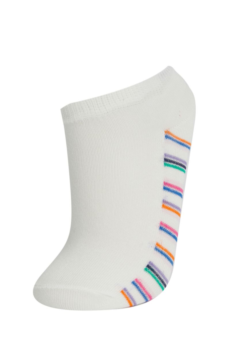 Девочки и подростки Кремовый Короткие носки из хлопка для девочек