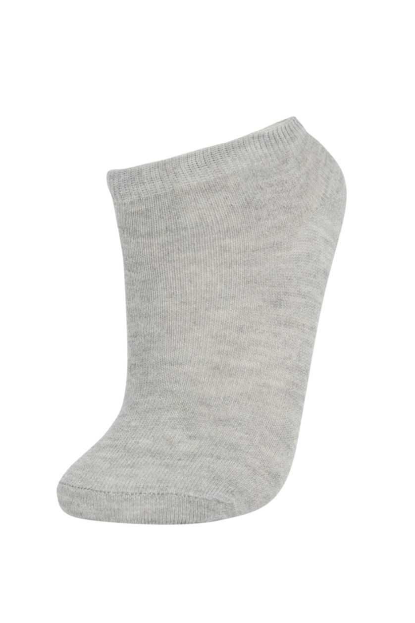 Erkek Çocuk - Genç Erkek Karma 5'li Pamuklu Çizgili Patik Çorap Erkek Çocuk