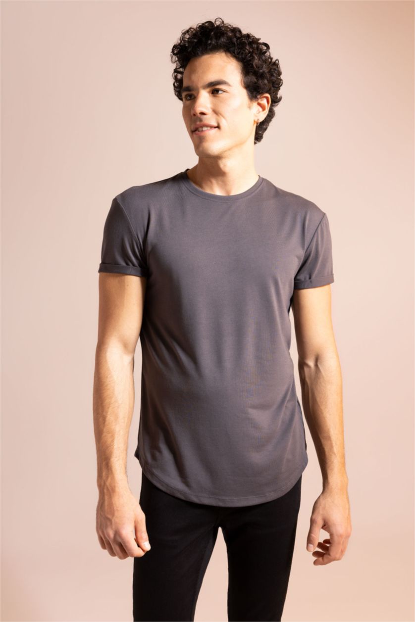 HOMME Anthracite Foncé T-shirt à manches courtes