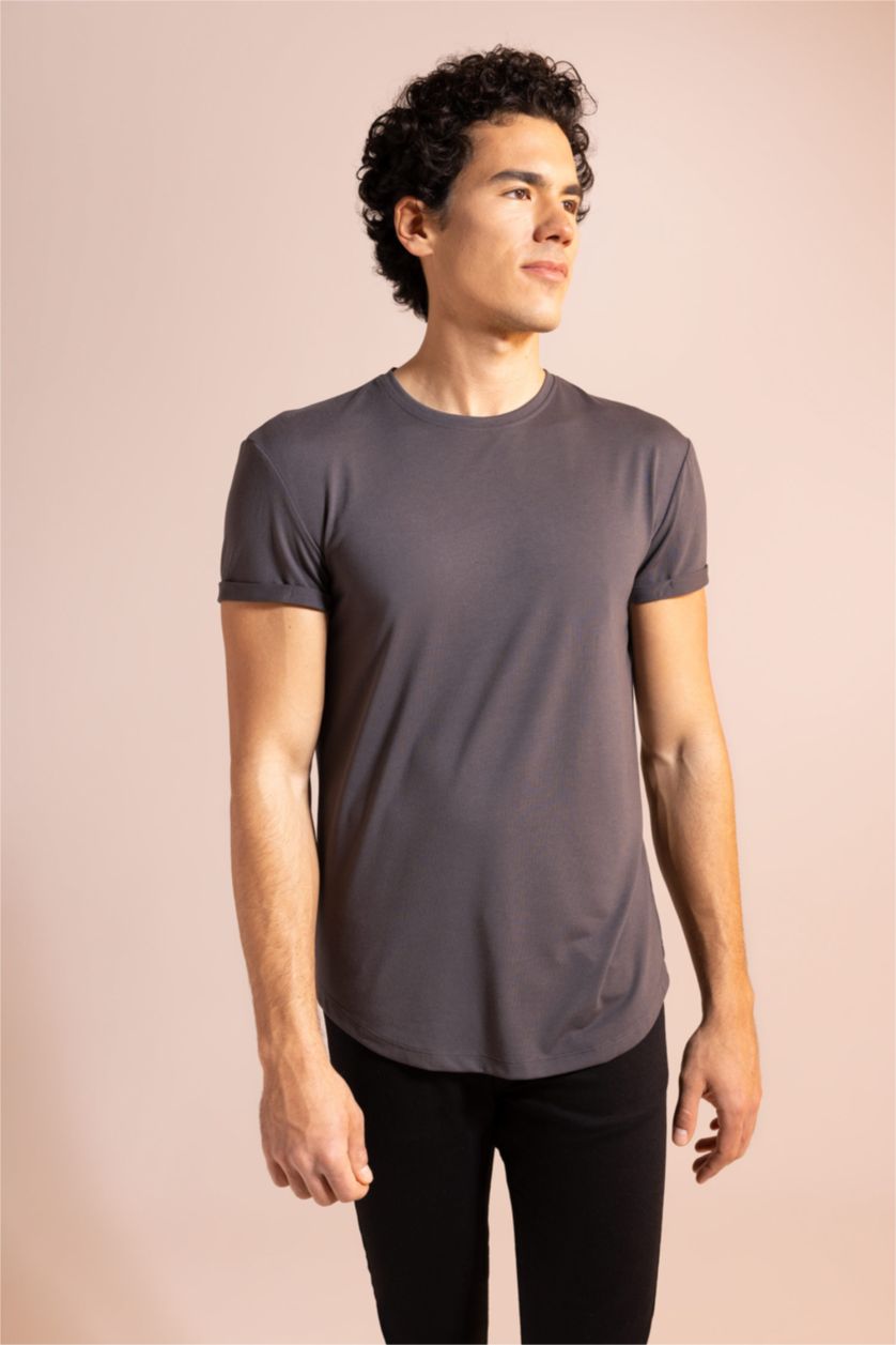 HOMME Anthracite Foncé T-shirt à manches courtes