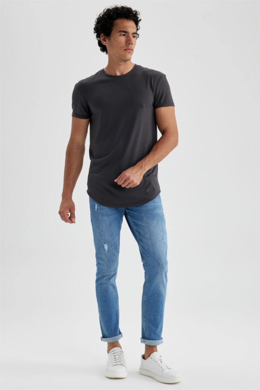 HOMME Anthracite Foncé T-shirt à manches courtes