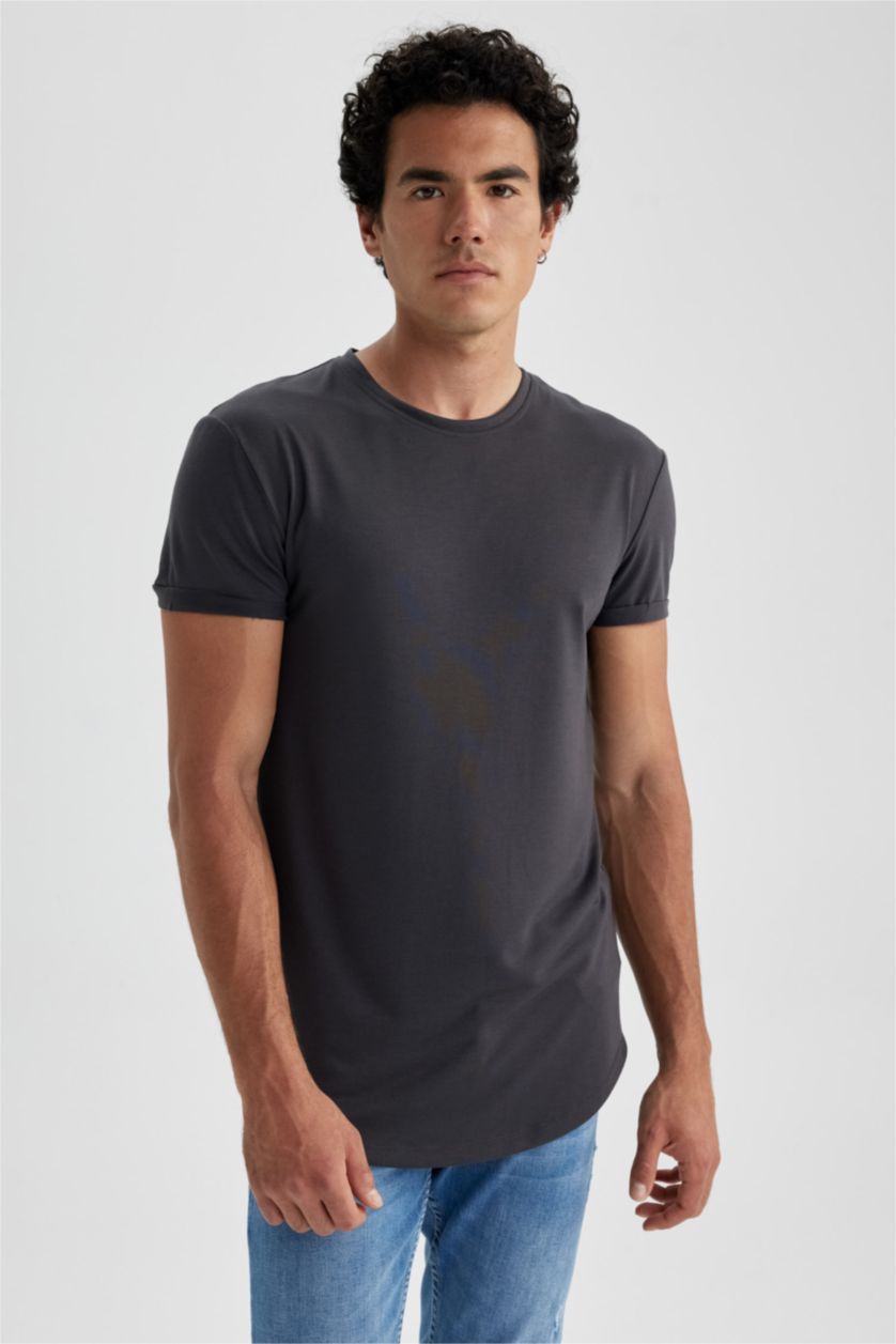 HOMME Anthracite Foncé T-shirt à manches courtes