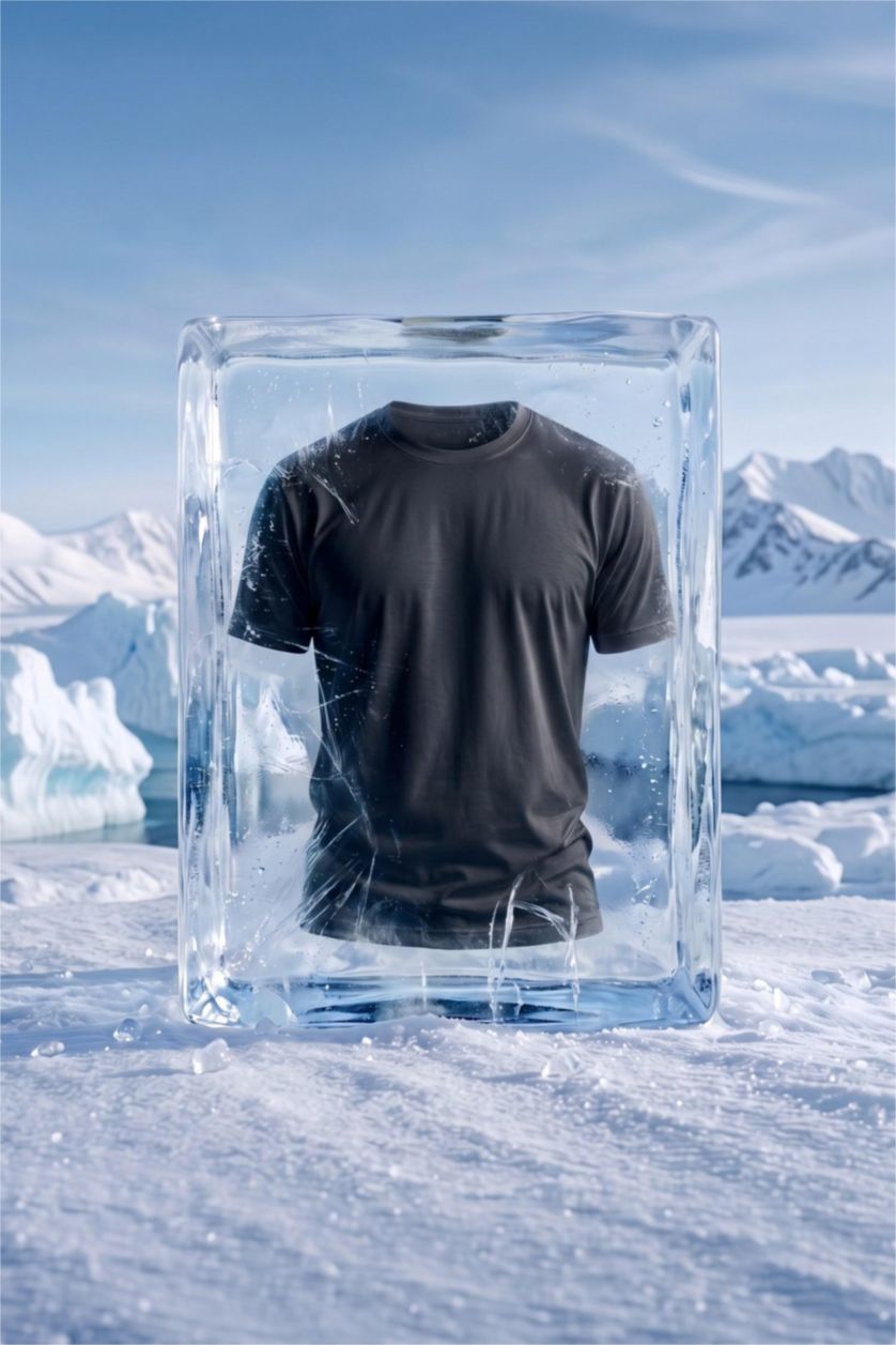 Men Black Long Muscle Fit Crew Neck Short Sleeve T-Shirt