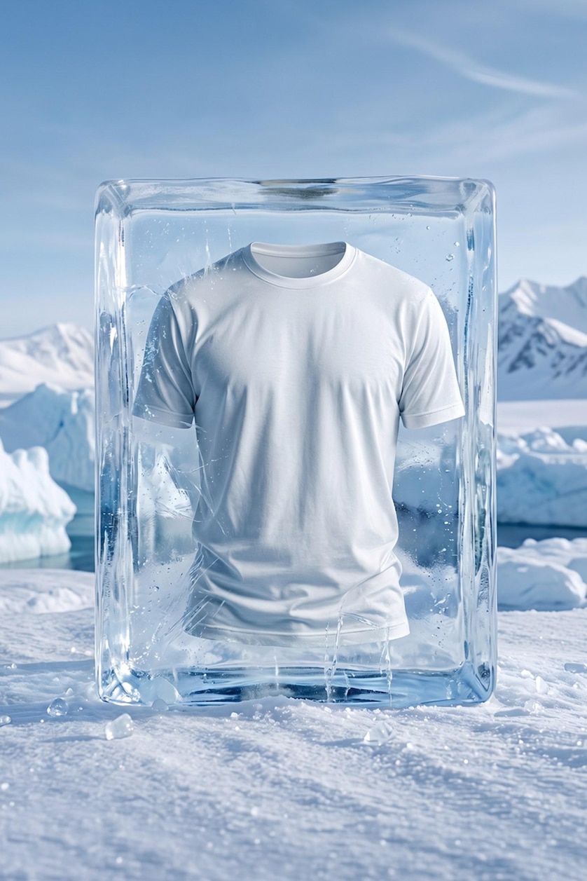 HOMME Blanc T-shirt long basique