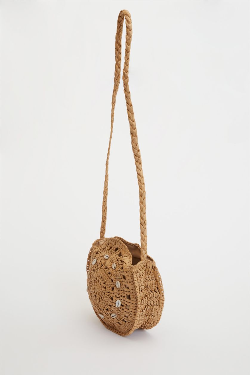 FEMME Beige Sac de paille